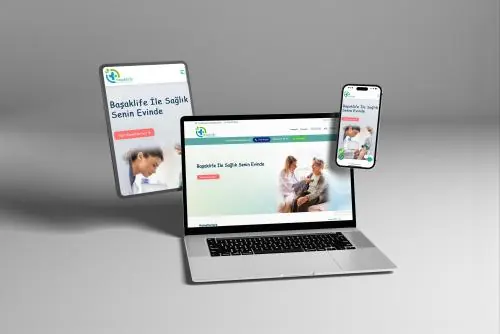 Başak Life Evde Sağlık: web sitesi görünümü
