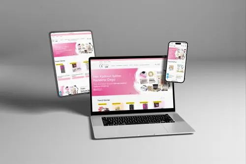 Coss Kozmetik İzmir: web sitesi görünümü