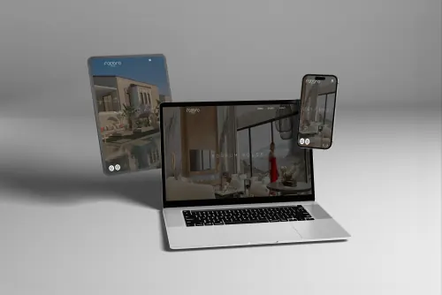 Fabbro Interiors: web sitesi görünümü