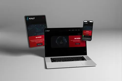 Kaly Bilişim: web sitesi görünümü